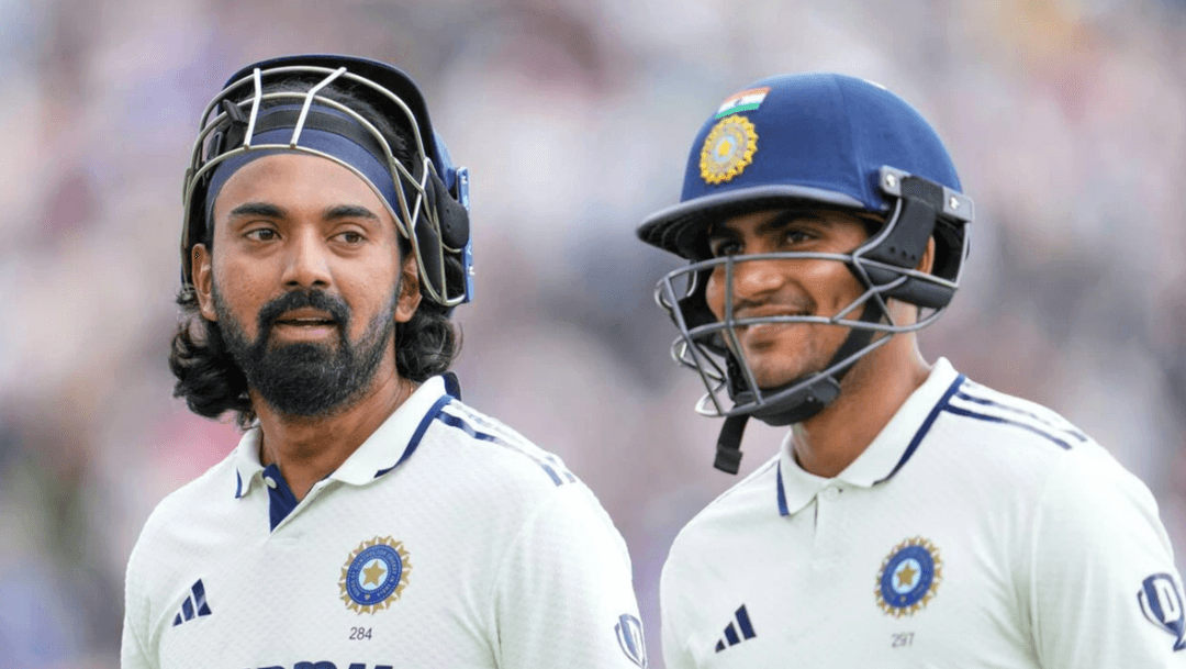 Gill and Rahul shared a 188-run stand for the third wicket in Manchester